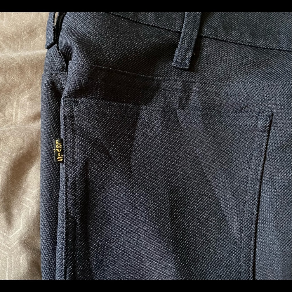 vintage 60's polyester levi's gold tag pants retro